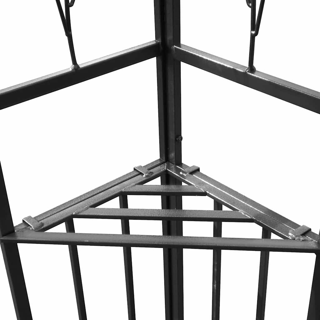 vidaXL Gazebo | White | Steel, Polyester | 3x3 m | Durable | Gazebo 4