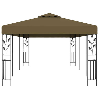 vidaXL Gazebo 6x3 m Taupe 180 g/m² 3