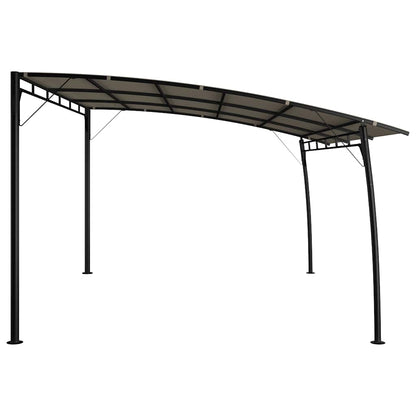 vidaXL Sunshade awnings 4 x 3 x 2.55 m Taupe 4