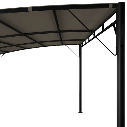 vidaXL Sunshade awnings 4 x 3 x 2.55 m Taupe 5