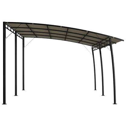 vidaXL Garden Sunshade Awning 6x3x2.55 m Taupe 3