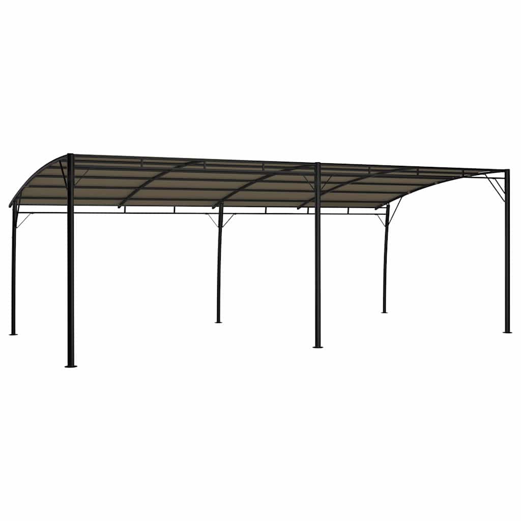 vidaXL Garden Sunshade Awning 6x3x2.55 m Taupe 4