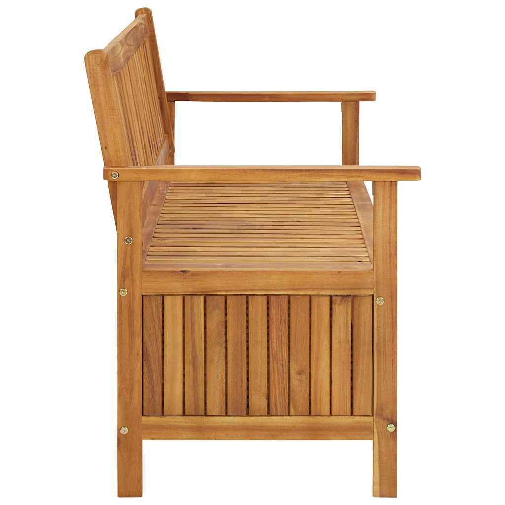 310280 vidaXL Garden Storage Bench 148 cm Solid Acacia Wood 3