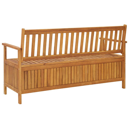 310280 vidaXL Garden Storage Bench 148 cm Solid Acacia Wood 4