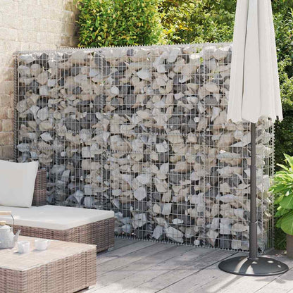 Gabion Wall with Covers Galvanised Steel 300 cm 200 cm 30 cm