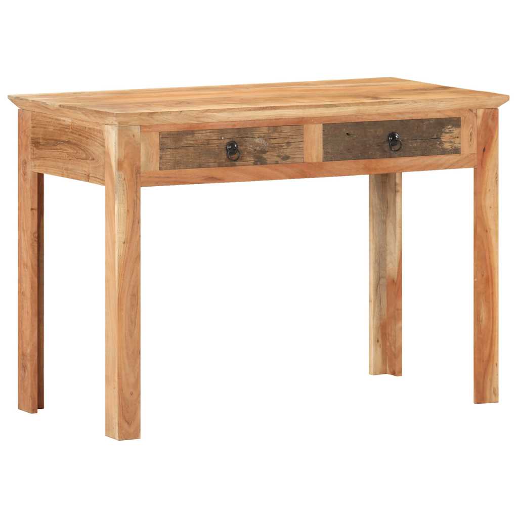 320385 vidaXL Desk 110x50x75 cm Solid Reclaimed Wood 4