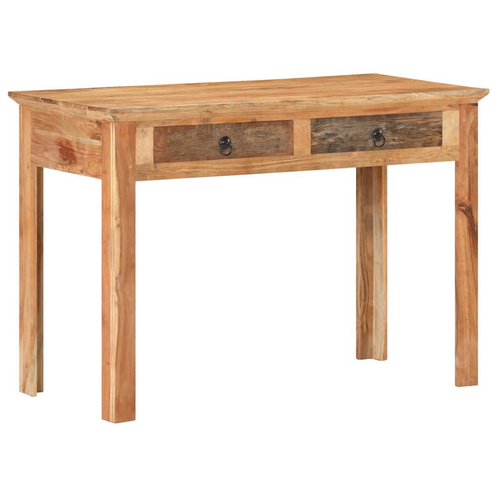 320385 vidaXL Desk 110x50x75 cm Solid Reclaimed Wood 5