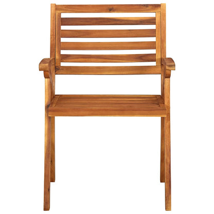 310630 vidaXL Garden Chairs 3 pcs Solid Acacia Wood 2
