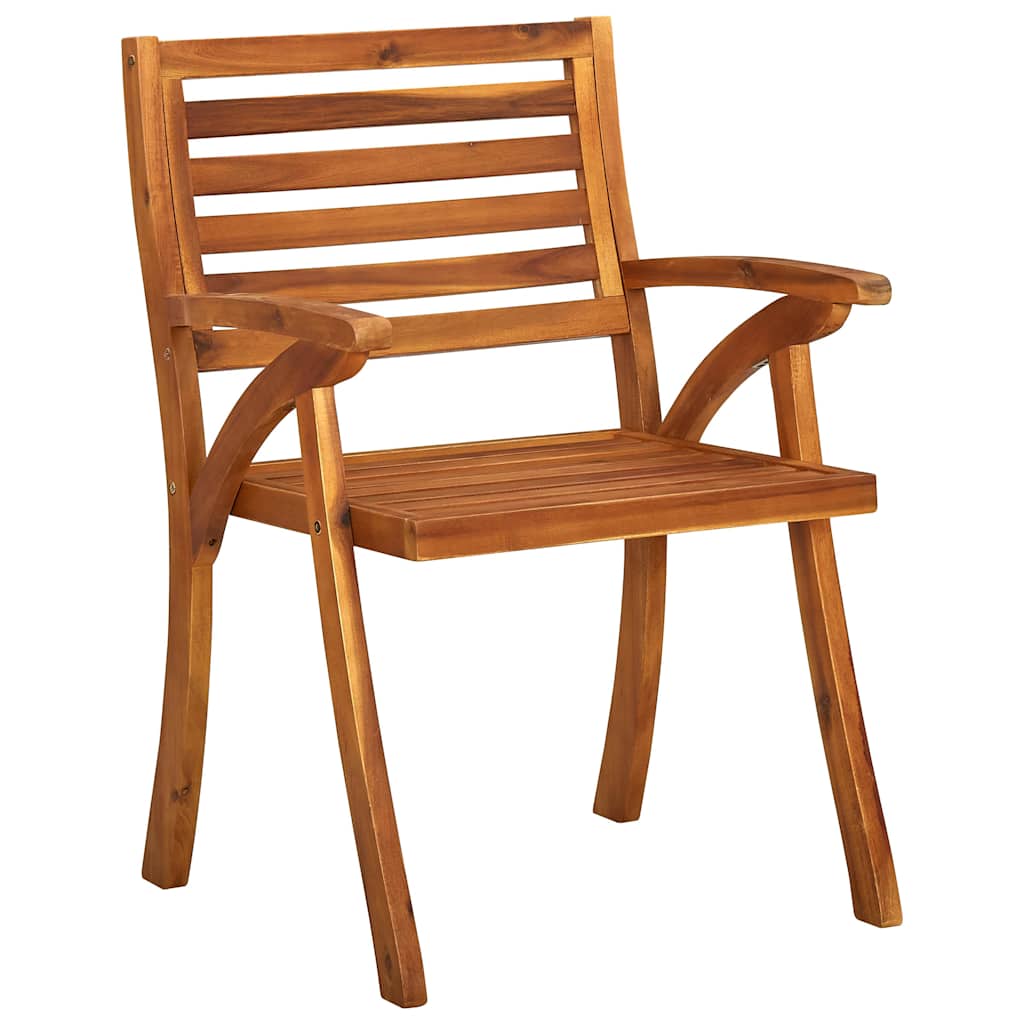 310630 vidaXL Garden Chairs 3 pcs Solid Acacia Wood 3