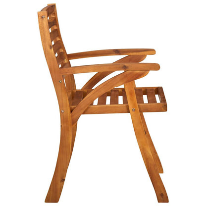 310630 vidaXL Garden Chairs 3 pcs Solid Acacia Wood 4