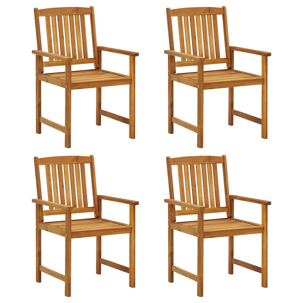 vidaXL Garden Chairs Solid Acacia Wood