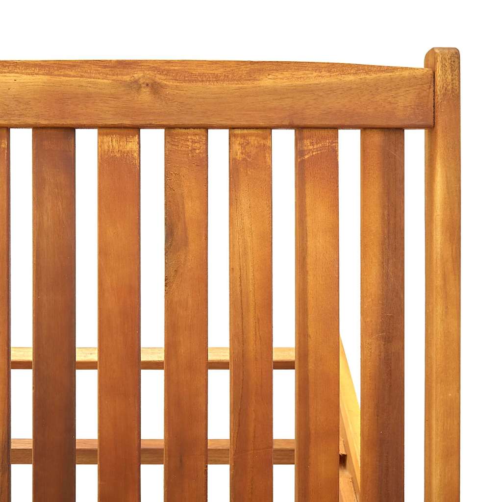 311873 vidaXL 2-Person Sun Lounger Solid Acacia Wood 6