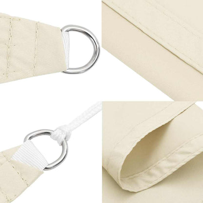 Sunshade Sail Oxford Fabric Square 6x6 m Cream
