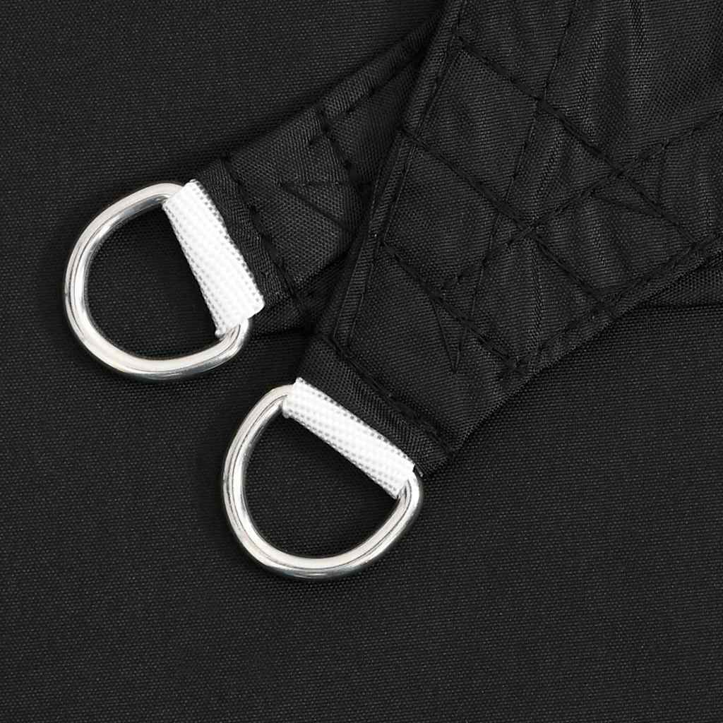 Sunshade Sail Oxford Fabric Triangular 5x7x7 m Black
