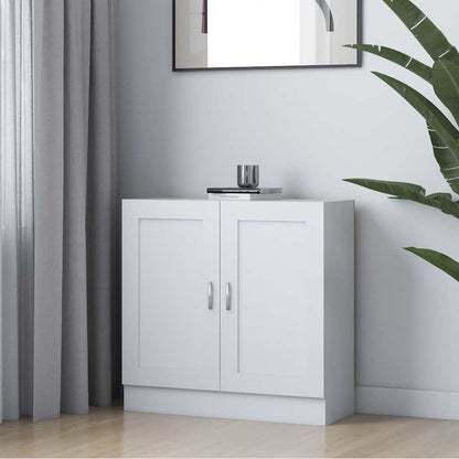 Book Cabinet 82.5x30.5x80 cm Engineered Wood White