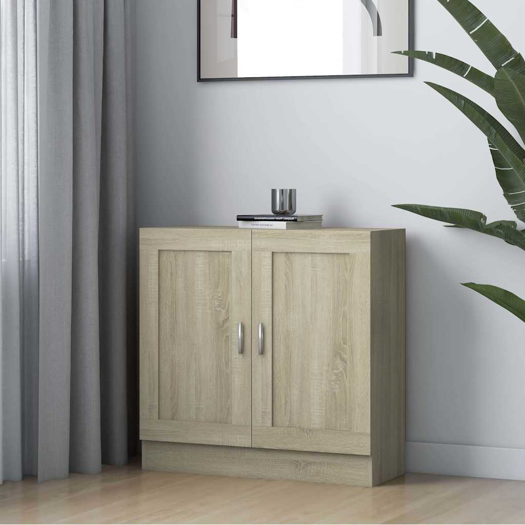 Book Cabinet 82.5x30.5x80 cm Engineered Wood Sonoma oak