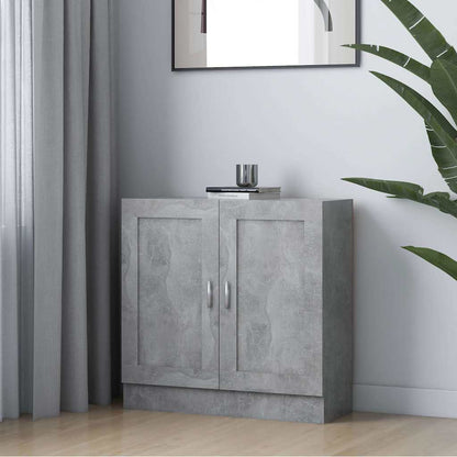Book Cabinet 82.5x30.5x80 cm Engineered Wood Concrete grey
