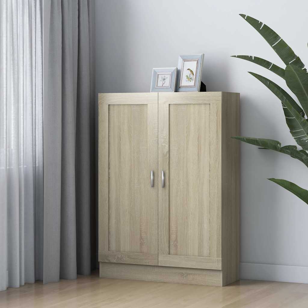 Book Cabinet 82.5x30.5x115 cm Engineered Wood Sonoma oak