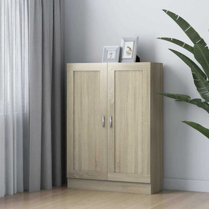 Book Cabinet 82.5x30.5x115 cm Engineered Wood Sonoma oak