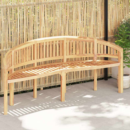 Banana Bench Solid Teak Wood 200 cm