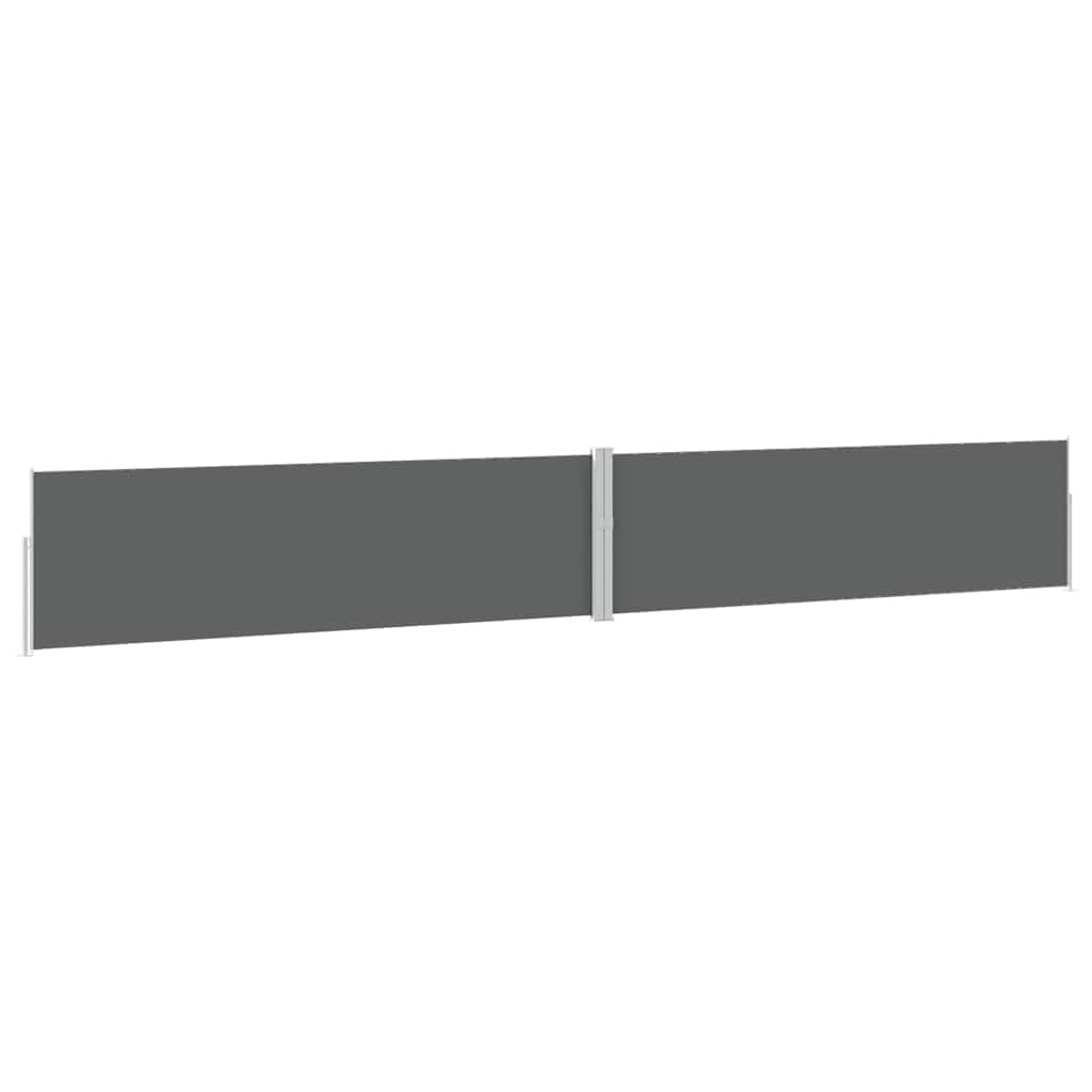 313395 vidaXL Patio Retractable Side Awning 170x1200 cm Anthracite 2