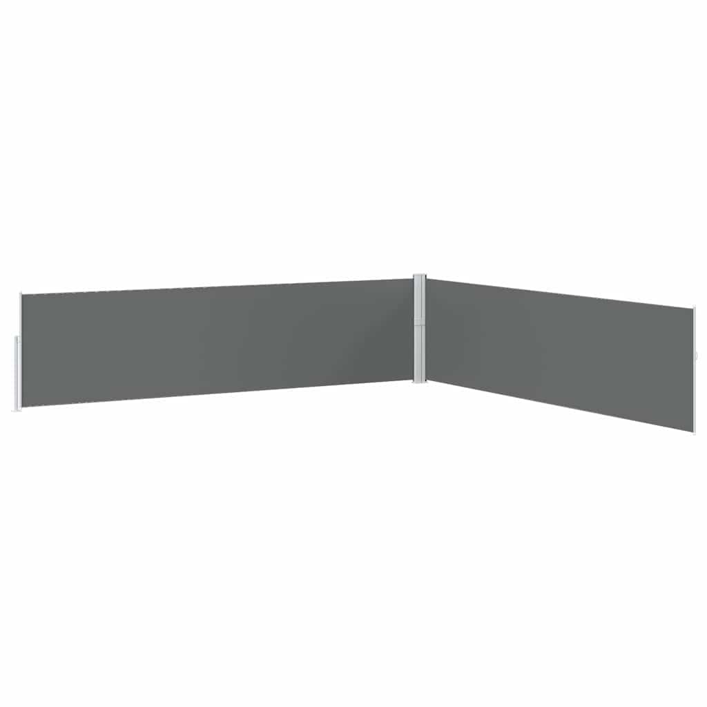 313395 vidaXL Patio Retractable Side Awning 170x1200 cm Anthracite 4