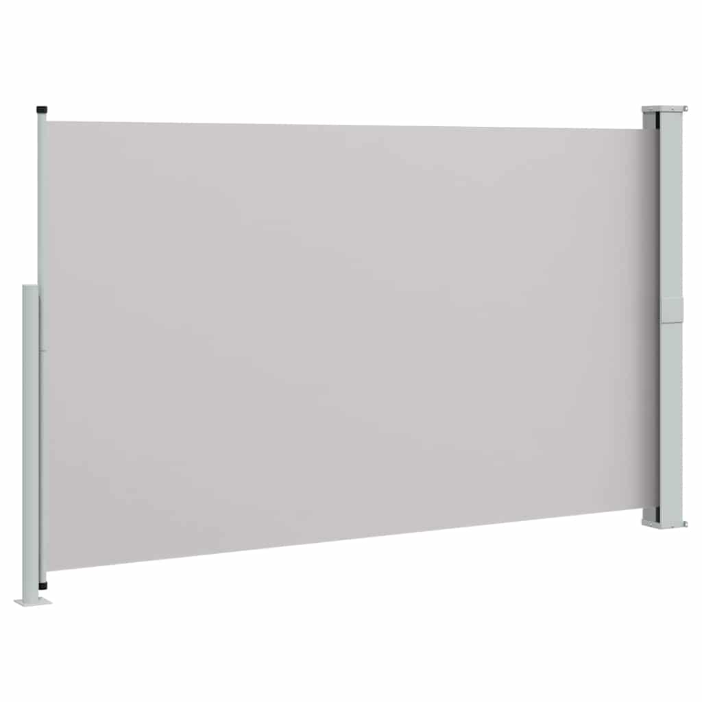 Patio Retractable Side Awning 180x314 cm Drop 300 cm Grey