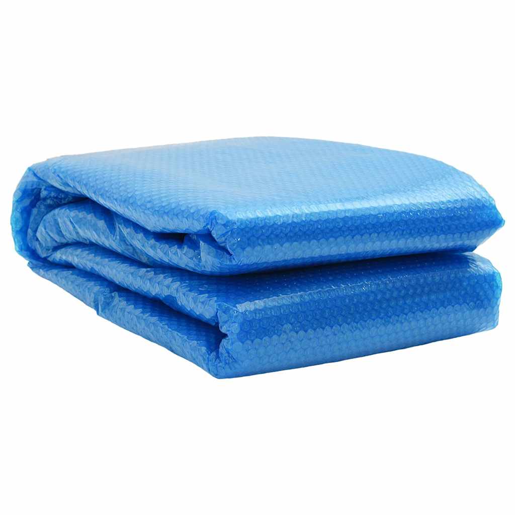 vidaXL Solar Pool Cover 0.1 mm PE Square Blue