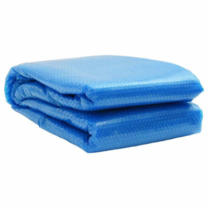 vidaXL Solar Pool Cover 0.1 mm PE Square Blue