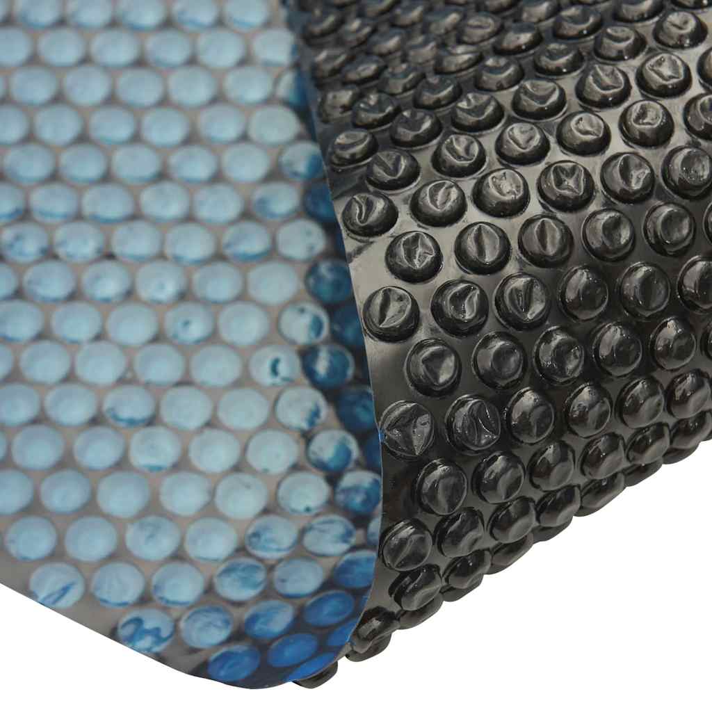 vidaXL Floating PE Solar Pool Film 1000x500 cm Black and Blue 3