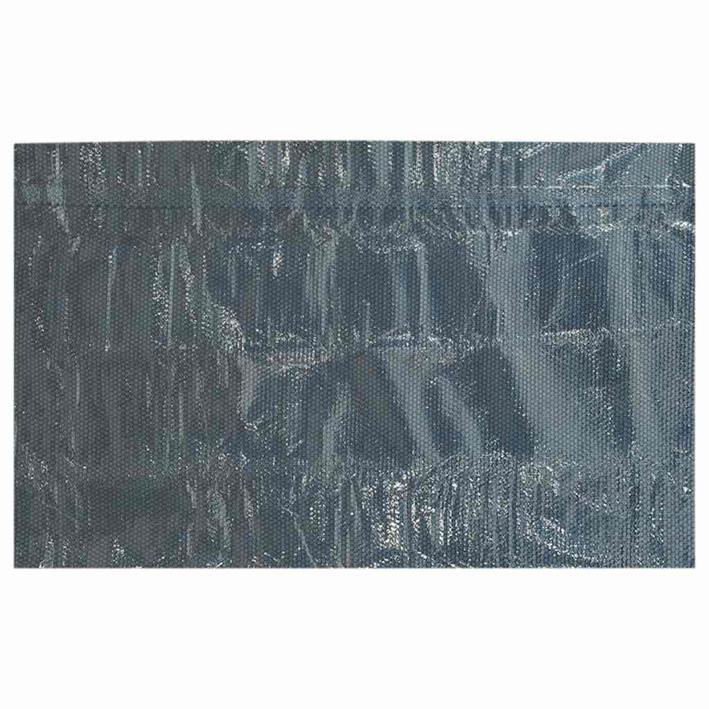 vidaXL Floating PE Solar Pool Film 1000x500 cm Black and Blue 4
