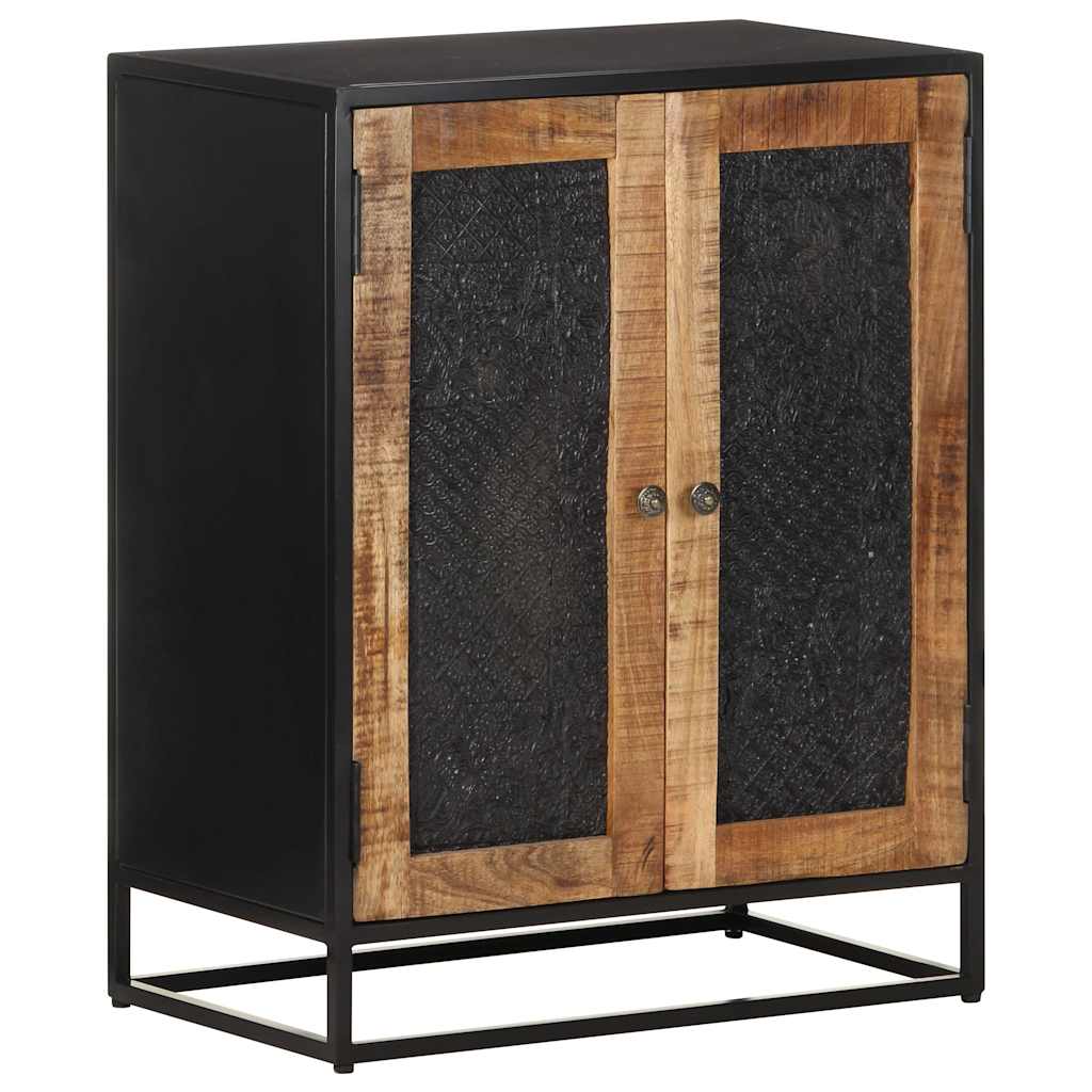 323147 vidaXL Sideboard 60x35x75 cm Rough Mango Wood 1