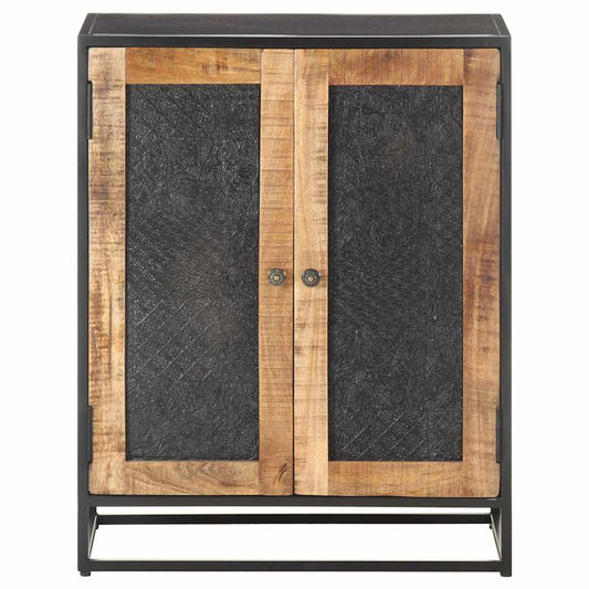 323147 vidaXL Sideboard 60x35x75 cm Rough Mango Wood 2