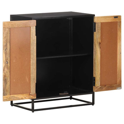 323147 vidaXL Sideboard 60x35x75 cm Rough Mango Wood 3