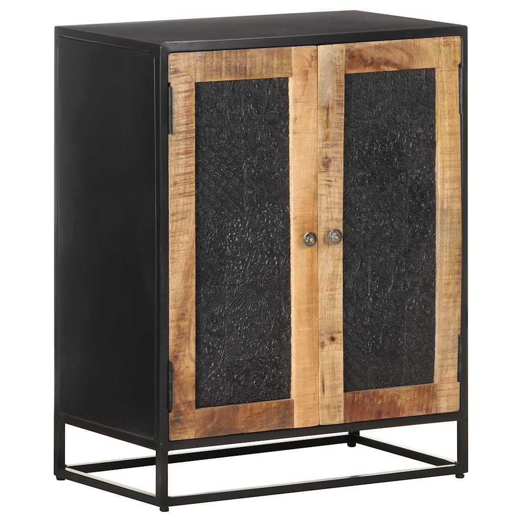 323147 vidaXL Sideboard 60x35x75 cm Rough Mango Wood 5