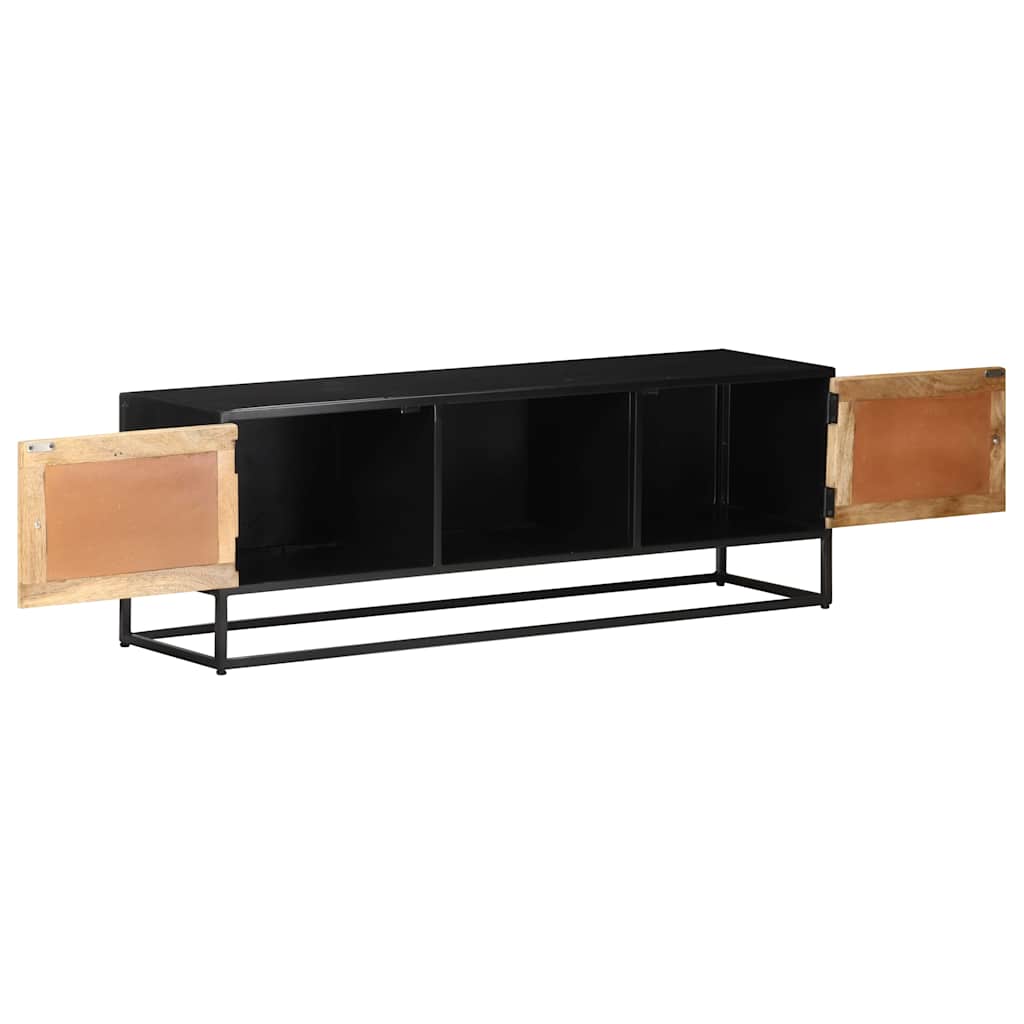 323148 vidaXL TV Cabinet 120x30x40 cm Rough Mango Wood 3