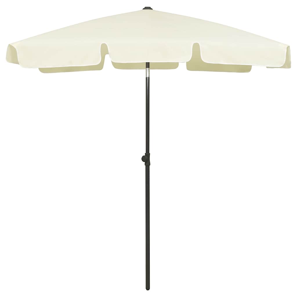 Beach Parasol Sand yellow 180 cm 120 cm