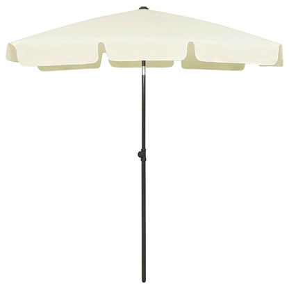Beach Parasol Sand yellow 180 cm 120 cm