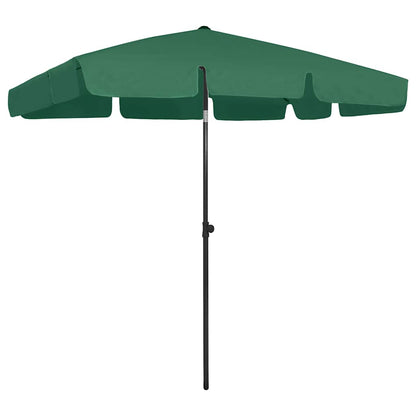 Beach Parasol Green 200 cm 125 cm