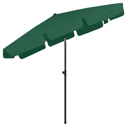 Beach Parasol Green 200 cm 125 cm