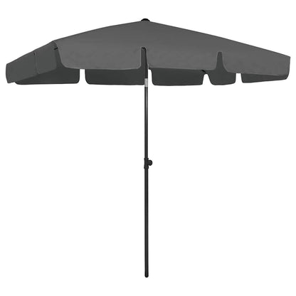 Beach Parasol Anthracite 200 cm 125 cm