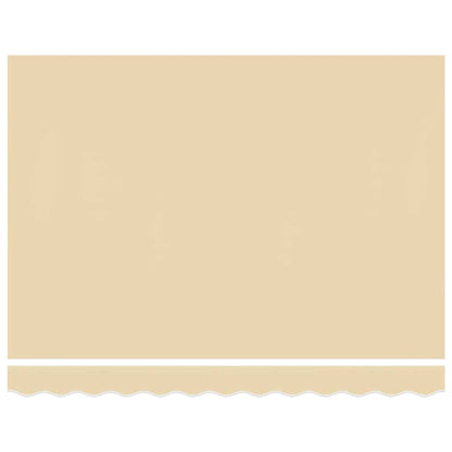 Awning Replacement Fabric 500x350 cm Polyester Drop 3.5 m Width 5 m Cream