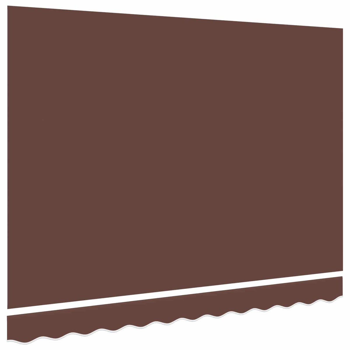 Awning Canopy Replacement for 3.5x2.5 m Polyester Brown