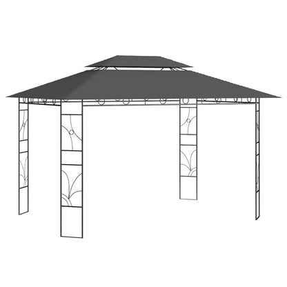 vidaXL Gazebo | Anthracite | Steel | Large | Portable | Gazebo | Rectangular 1
