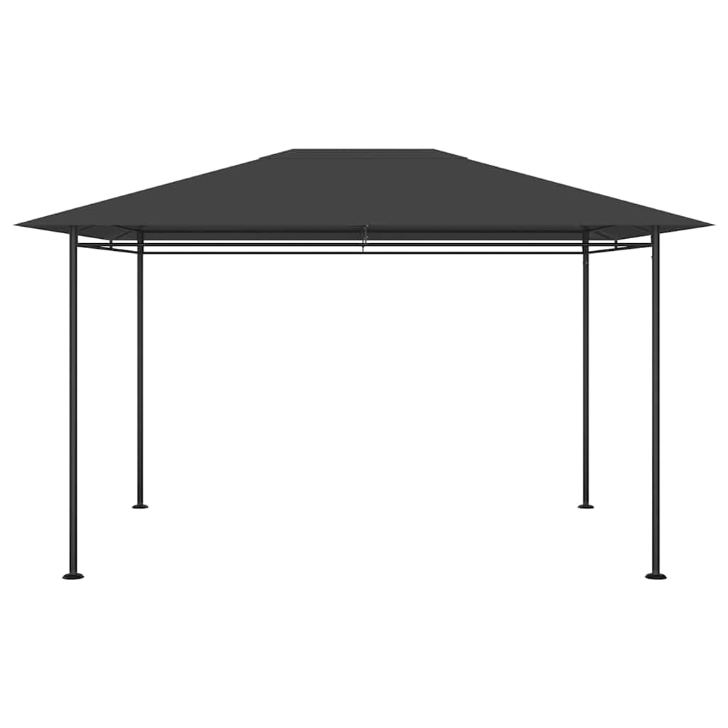 vidaXL Gazebo 384x281x270 cm Anthracite 180 g/m² 2