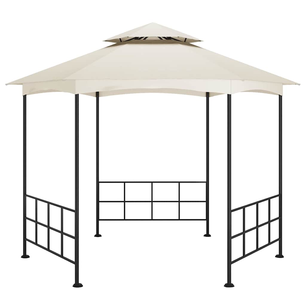 vidaXL Gazebo with Sidewalls 3,1x2,7 m Cream 3
