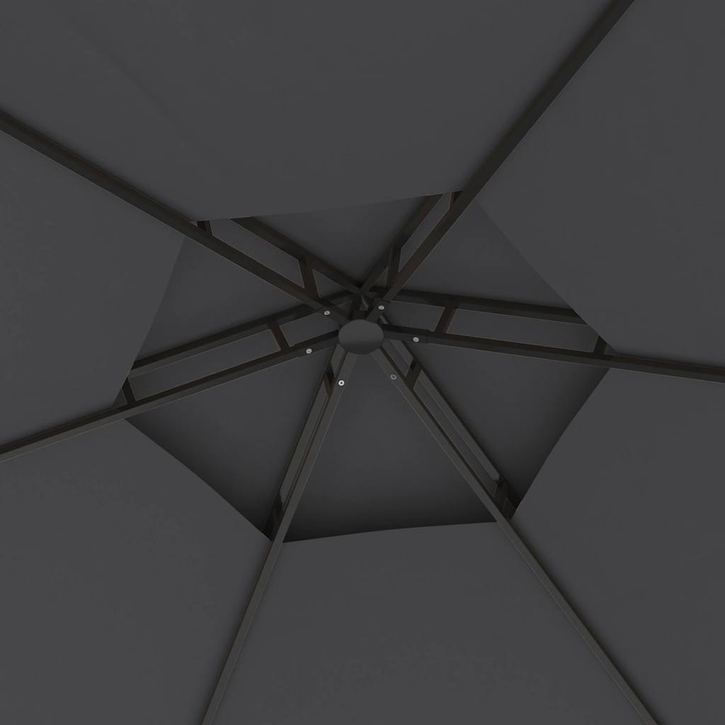 313933 vidaXL Gazebo with Sidewalls 3,1x2,7 m Anthracite 5