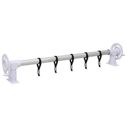 313996 vidaXL Pool Cover Roller with Plastic Base 1