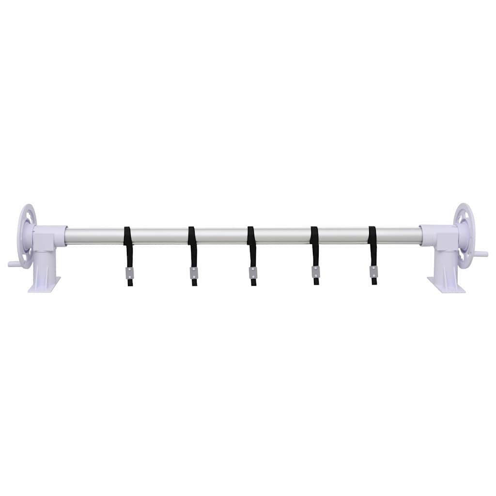 313996 vidaXL Pool Cover Roller with Plastic Base 2
