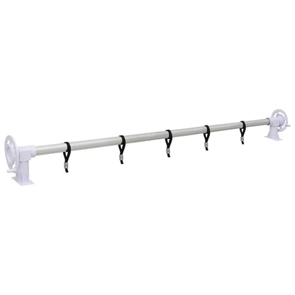 313996 vidaXL Pool Cover Roller with Plastic Base 3